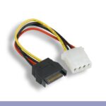 SATA 15-Pin Male to 5.25" Female DC Power Cable