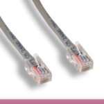 Gray Color Non-Booted Cat 5e UTP Patch Cable