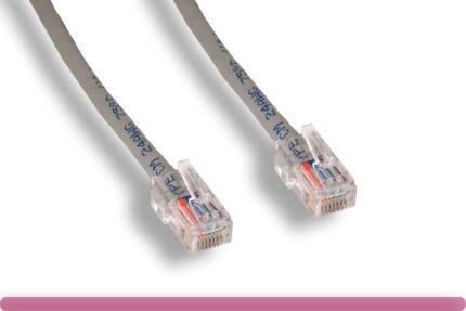 Gray Color Non-Booted Cat 5e UTP Patch Cable