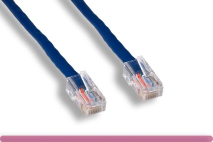 Blue Color Non-Booted Cat 5e UTP Patch Cable