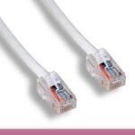 White Color Non-Booted Cat 5e UTP Patch Cable