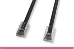 Non-Booted Black Cat 6 UTP Patch Cable - Image 2