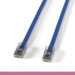 Non-Booted Blue Cat 6 UTP Patch Cable