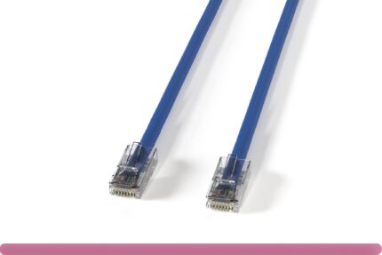 Non-Booted Blue Cat 6 UTP Patch Cable