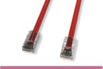 Non-Booted Red Cat 6 UTP Patch Cable - Image 2