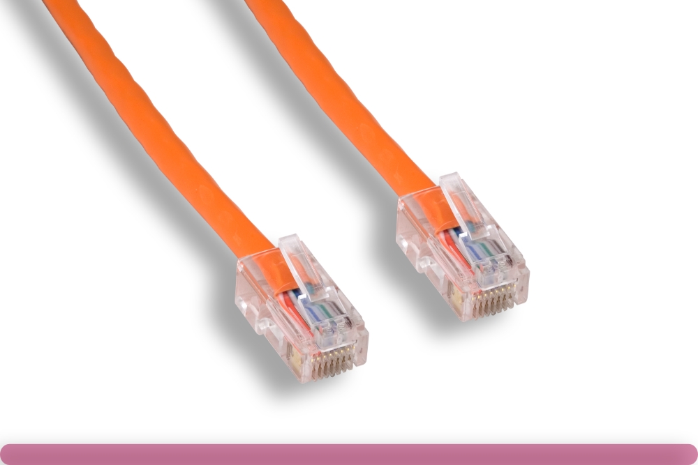 11x6-227xx.jpg Orange Color Non-Booted Cat 5e UTP Patch Cable - Image 1
