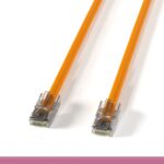 Non-Booted Orange Cat 6 UTP Patch Cable