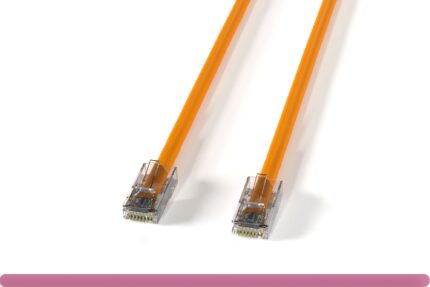 Non-Booted Orange Cat 6 UTP Patch Cable