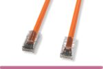 Non-Booted Orange Cat 6 UTP Patch Cable - Image 2