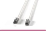 Non-Booted White Cat 6 UTP Patch Cable