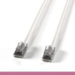 Non-Booted White Cat 6 UTP Patch Cable