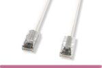 Non-Booted White Cat 6 UTP Patch Cable - Image 2