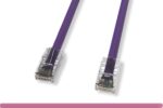 Non-Booted Purple Cat 6 UTP Patch Cable - Image 2