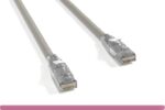 Cat 6 UTP Patch Cable with Clear Boot Gray Color