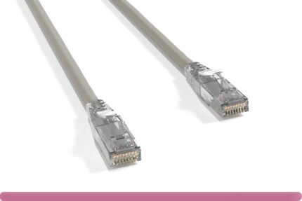 Cat 6 UTP Patch Cable with Clear Boot Gray Color