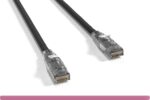 Cat 6 UTP Patch Cable with Clear Boot Black Color