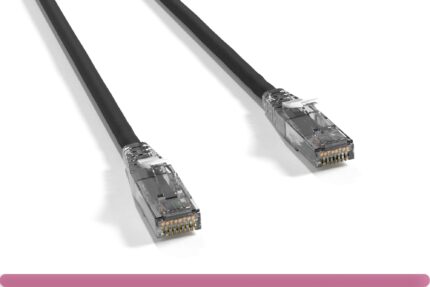 Cat 6 UTP Patch Cable with Clear Boot Black Color