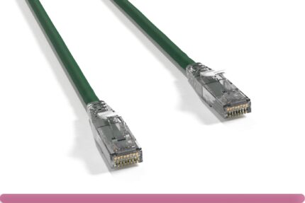 Cat 6 UTP Patch Cable with Clear Boot Green Color