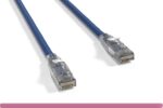 Cat 6 UTP Patch Cable with Clear Boot Blue Color