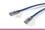 Cat 6 UTP Patch Cable with Clear Boot Blue Color - Image 2