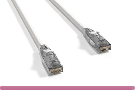 Cat 6 UTP Patch Cable with Clear Boot White Color