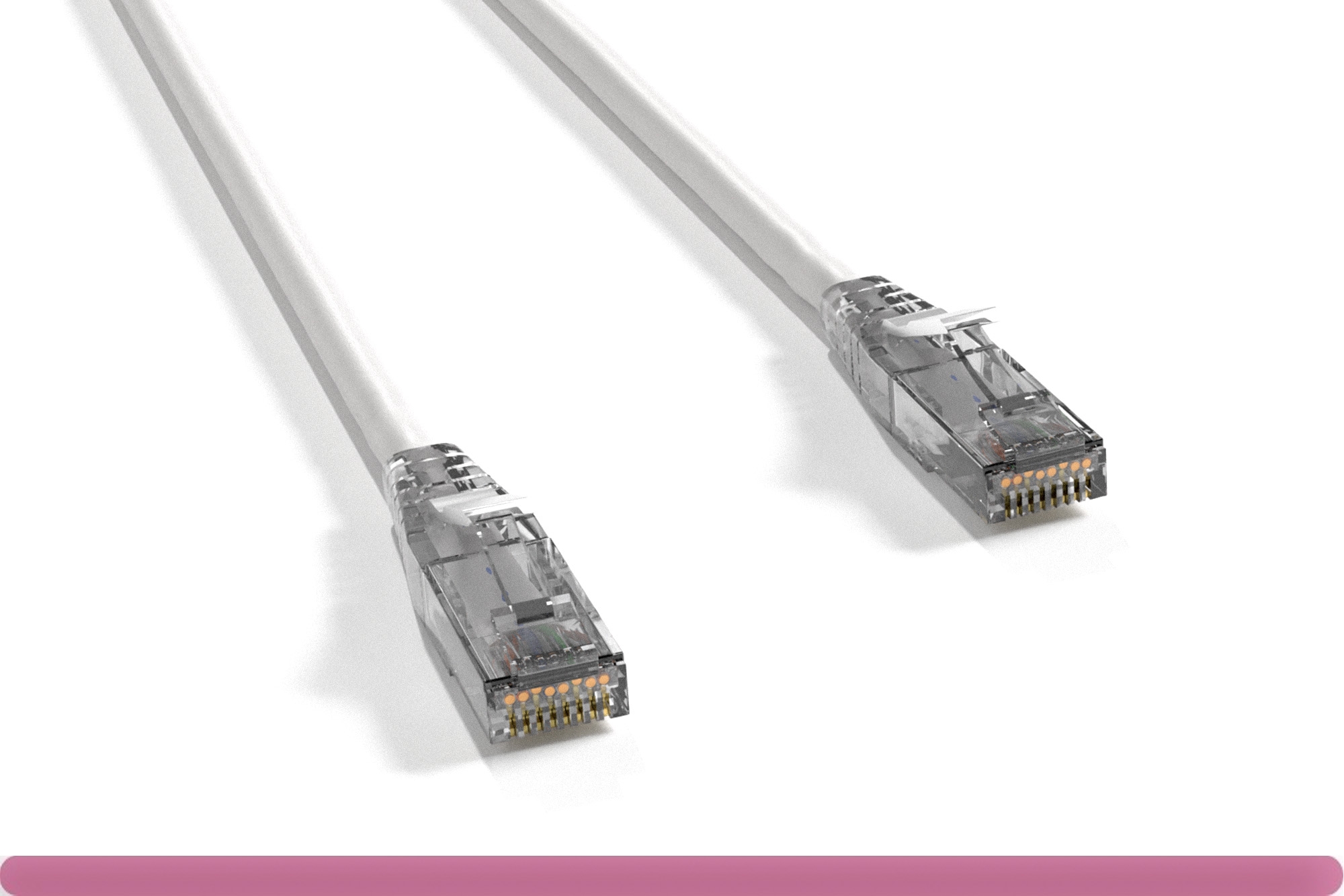 11x8-228xx-cb_1.jpg Cat 6 UTP Patch Cable with Clear Boot White Color - Image 1