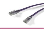 Cat 6 UTP Patch Cable with Clear Boot Purple Color - Image 2