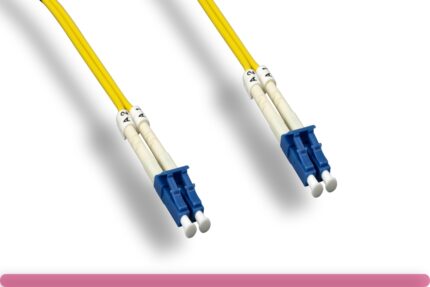 OS2 Duplex Single Mode LC / LC 9 /125 Fiber Optic Cable