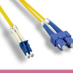 OS2 Duplex Single Mode LC / SC 9 /125 Fiber Optic Cable