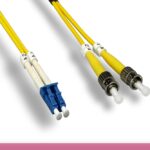 OS2 Duplex Single Mode LC / ST 9 /125 Fiber Optic Cable