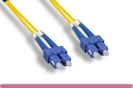 OS2 Duplex Single Mode SC / SC 9 /125 Fiber Optic Cable
