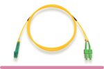 OS2 Duplex Single-Mode LC/APC to SC/APC 9 /125 Fiber Optic Cable - Image 2