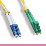 OS2 Duplex Single-Mode LC/UPC to LC/APC 9 /125 Fiber Optic Cable