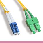OS2 Duplex Single-Mode LC/UPC to SC/APC 9 /125 Fiber Optic Cable