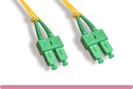 OS2 Duplex Single-Mode SC/APC to SC/APC 9 /125 Fiber Optic Cable
