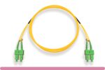 OS2 Duplex Single-Mode SC/APC to SC/APC 9 /125 Fiber Optic Cable - Image 2