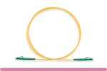 OS2 Simplex Single-Mode LC/APC to LC/APC 9 /125 Fiber Optic Cable - Image 2