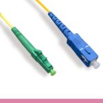 OS2 Simplex Single-Mode LC/APC to SC/UPC 9 /125 Fiber Optic Cable