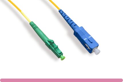 OS2 Simplex Single-Mode LC/APC to SC/UPC 9 /125 Fiber Optic Cable