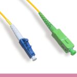 OS2 Simplex Single-Mode LC/UPC to SC/APC 9 /125 Fiber Optic Cable