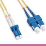 OS2 Short Boot 9/125 LC/SC UPC Duplex Single Mode Fiber Optic Cable