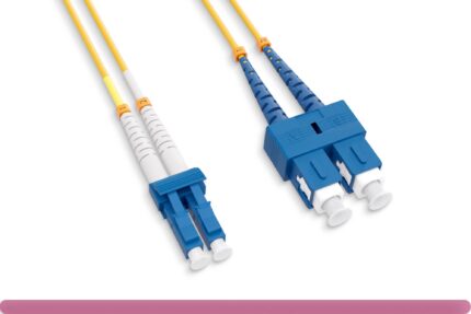 OS2 Short Boot 9/125 LC/SC UPC Duplex Single Mode Fiber Optic Cable
