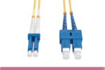 OS2 Short Boot 9/125 LC/SC UPC Duplex Single Mode Fiber Optic Cable - Image 3
