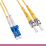 OS2 Short Boot 9/125 LC/ST UPC Duplex Single Mode Fiber Optic Cable