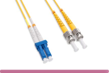 OS2 Short Boot 9/125 LC/ST UPC Duplex Single Mode Fiber Optic Cable