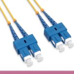 OS2 Short Boot 9/125 SC/SC UPC Duplex Single Mode Fiber Optic Cable