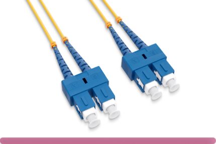 OS2 Short Boot 9/125 SC/SC UPC Duplex Single Mode Fiber Optic Cable