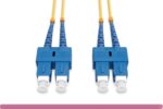 OS2 Short Boot 9/125 SC/SC UPC Duplex Single Mode Fiber Optic Cable - Image 3
