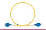 OS2 Short Boot 9/125 SC/SC UPC Duplex Single Mode Fiber Optic Cable - Image 2