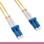 OS2 Short Boot 9/125 LC/LC UPC Duplex Single Mode Fiber Optic Cable